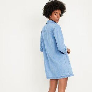 Jean Popover Shirt Dress